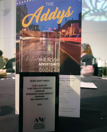 Flint Registry takes home Silver ADDY Award for its branding campaign